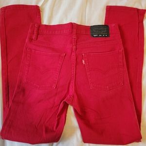 Red Levi's 510 Skinny -- Add to a Bundle for $8